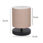Opviq AYD - 3216 Lámpara de Mesa Color Mimbre